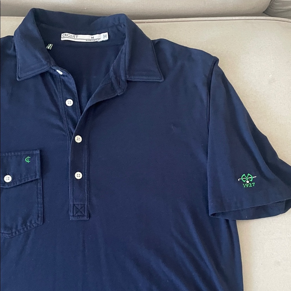 Criquet Dark Blue Polo Shirt - Picture 10 of 16